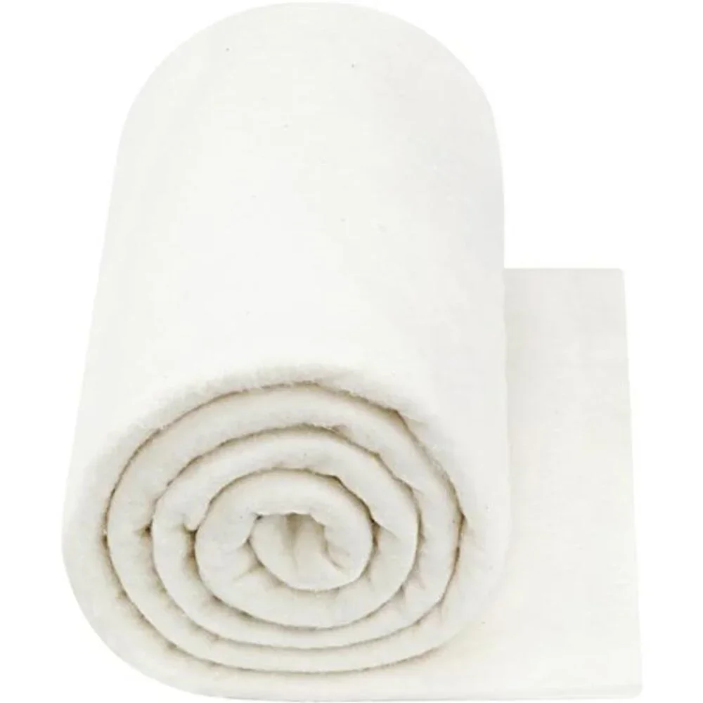 Natural Cotton Batting for Quilts: 71-Inch x 79-Inch Light Weight